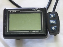Mode control/battery indicator/speedo